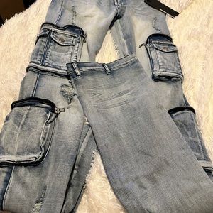 Fashion blue jeans, size 34 great fit